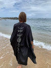Selene Moon Goddess - Moon Phases Kimono Black 85cm
