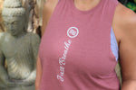 Just Breathe - Racerback Cropped Tank