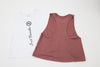 Just Breathe - Racerback Cropped Tank