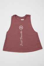 Just Breathe - Racerback Cropped Tank