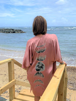 Selene Moon Goddess - Moon Phases Kimono Pink