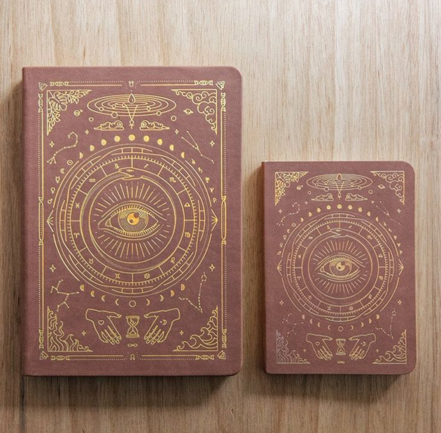 Magic of I - VEGAN LEATHER POCKET JOURNAL. For field notes and travel writing, bedside whispers and precious reminders.