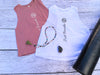 Just Breathe - Racerback Cropped Tank